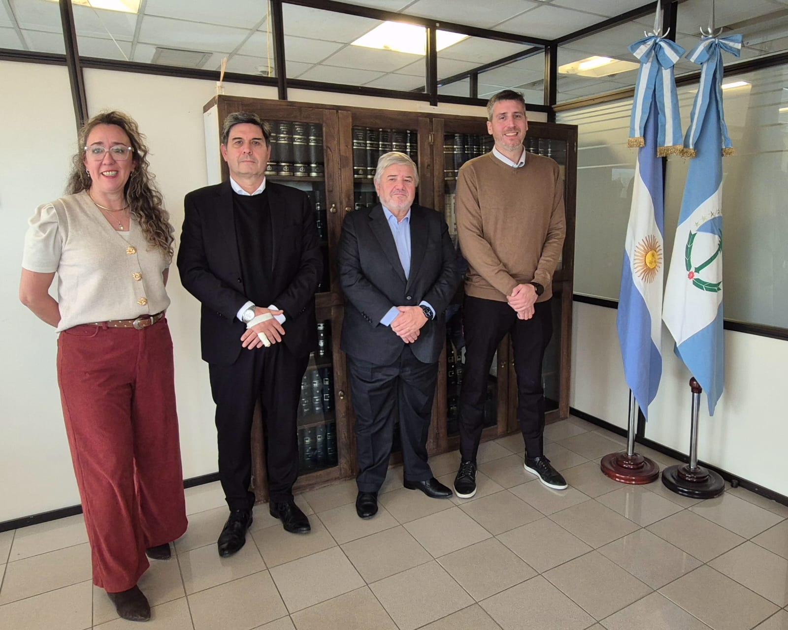 Reunión en la Dirección Provincial de Rentas del Neuquén